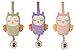 My Natural Owl Musical Pull Toy, Pink