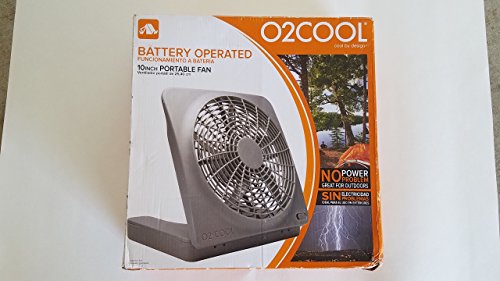 BATTERY OPERATED 10IN PORTABLE FAN