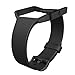 UMTELE Slim Profile Replacement Band with Matte Black Stainless Steel Frame for Fitbit Blaze, Small, Black
