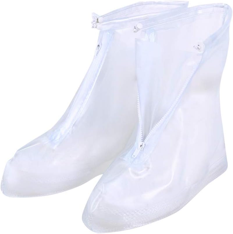 Umbrella,Poamen New Rain Shoes Boots Covers Overshoes Galoshes Travel for Men Women Kids (L)