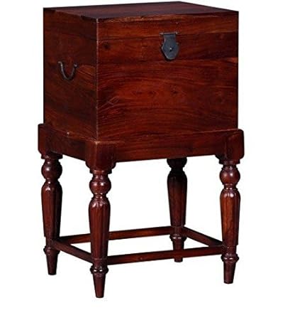 Ringabell Hooch Solid Wood Bar Cabinet (Honey Oak Finish)