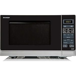 Sharp R372SLM Solo Touch Control Microwave, 25 Litre capacity, 900W, Silver