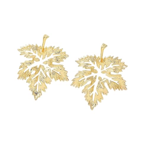 REEIRAMERCE New 2026 12X19Mm 24K Gold Color Plated Brass Leaf Leaves For DIY Jewelry Accessories Fashion Creative Gift