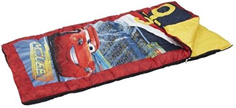 Exxel Disney Cars Camping Sleeping Bag, Multicolor