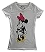 Disney Ladies Fitted/Juniors Minnie Mouse with Bow T-shirt
