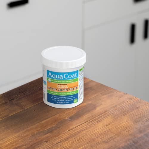 Aqua Coat Water Based Clear Wood Grain Filler Gel, Great for Home