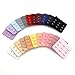 KLOUD City 22 pcs Assorted Colors Women 3-Hook 3 Rows Spacing Bra Extender Strap