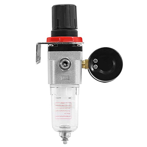 PointZero Pro Airbrush Air Compressor Regulator with Water-Trap Filter