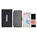 TANNC iPhone 8 Wallet Case, iPhone 7 Case, Flip Leather Phone Case [Screen Protector Included] [Card Slot] [Kickstand] - for iPhone 8 and iPhone 7 - Black