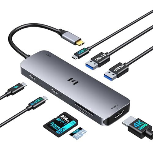 Selore 8-in-1 USB-C Hub HDMI Adapter