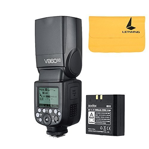 Godox-V860II-C-Pioneering-24G-Wireless-E-TTL-II-Li-on-Camera-Flash-Speedlite-for-Canon-6D-50D-60D-1DX-580EX-II-5D-Mark-II-III-V860II-C