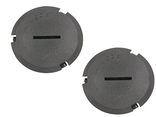 1999 2000 2001 2002 2003 2004 Corvette C5 Headlight Adjuster Plastic Hole Plugs Covers Black by Southern Car Parts
