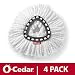 O-Cedar EasyWring Spin Mop Microfiber Refill (Pack of 4)