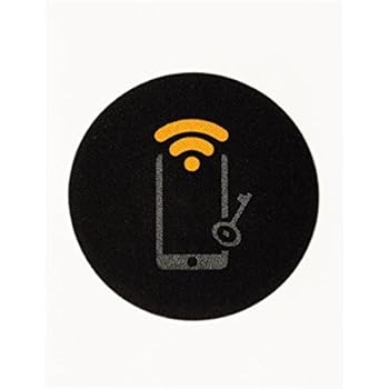 11 x Black NTAG215 NFC Stickers Tags 25MM ( 1 Inch Round 504 Bytes NTAG 215 NFC Labels 100% Compatible With TagMo and Amiibo, Works with All NFC Enable Phones--TimesKey