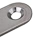 RDEXP 10pcs Stainless Steel Flat Corner Brace Brackets Mending Plates Repair Fixing Joining