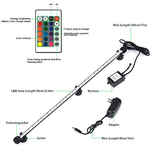 2 Aquarium+Submersible+Colorful+Waterproof+Colorful