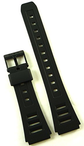 Casio Black Resin Watch Band-19mm