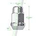 DPAccessories Chrome M12x1.25 Lug Nuts | Closed End Bulge Acorn | 36mm (1.4