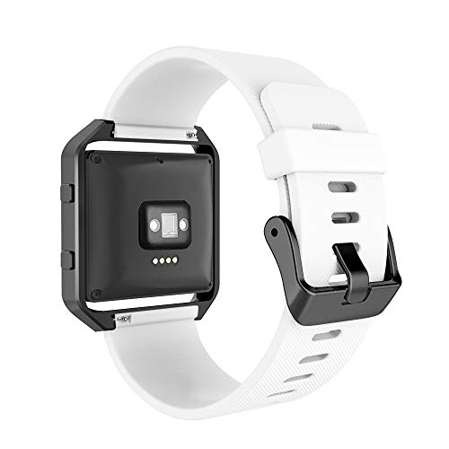 fitbit blaze white band