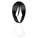 Cosplay Wig Half Color Long Hair (black)