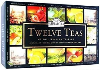 (8 PACK) - Ahmad Foiled Twelve Teas Selection| 60 Bags |8 PACK - SUPER SAVER - SAVE MONEY