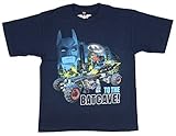 Boys DC Comics Lego Batman Movie To The Batcave Navy Graphic T-Shirt - Large