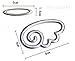 Cute 3D PVC Self-adhesive Small Angel Wings Car Sticker/Decal (Silver)