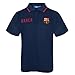 FC Barcelona Official Soccer Gift Boys Crest Polo Shirt Blue