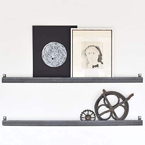 Industrial Metal Picture Display Ledge Handmade