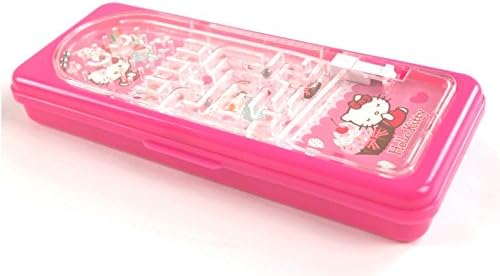 Hello Kitty Pencil Case Box with Pin Ball Game