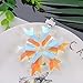 AB Angle Christmas Crystal Ornament Gift, Crystal Snowflake Winter Star Pendant,Valentine's Day Home Decorative Statue (XB0125)