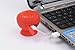 Digix miniBoom Portable  Bluetooth Speaker - Great Sound, Water Resistant with Built-in Microphone - Red