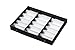 Juvale 18 Slot Sunglasses Organizer for Women and Men, Eyeglass Storage Case with Clear Lid for Multiple Pairs of Glasses (18.5 x 14.25 In)