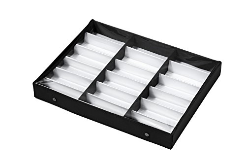 Eyewear Display Box - Sunglasses Glasses Holder Display for Trade Shows, Shops, Holds Up to 18 Sunglasses - 19"