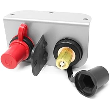 Heavy Duty Remote Battery Charging and Jumper Terminals with Mounting Bracket, Made in the USA