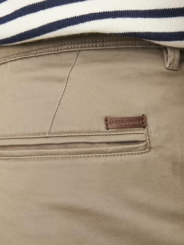 Jjimarco Jjbowie Sa, Pantaloni Uomo, Beige, 33W / 34L
