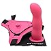Leather Waist Strap On Harness 5.1 Inch Color Pink