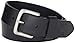 John Deere Men's Bridle Leather Belt, Black, 34