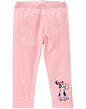 Baby Girl Petal Pink Puppy Leggings
