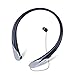 ZSW Tech Bluetooth Headphones, Wireless Retractable Earbuds Neckband Headset Sports Sweatproof Earphones with Mic for iPhone 8/7/6s/6/5s/5, Android (2017 Upgraded Version, 15 Hours Play Time, Black)
