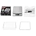 FIXBODY Digital Kitchen Scale, 3000g 0.0035oz/0.1g Pocket Cooking Scale, Mini Food Scale,Jewelry Scale Stainless Steel, (Batteries Included)