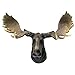 Wall Mount North American Moose Bust Man Cave/Cabin/Lodge Fake Taxidermy Decor