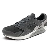 Hawkwell Men's Classic Sports Running Shoes,Dark Grey Fabric,10.5 M US