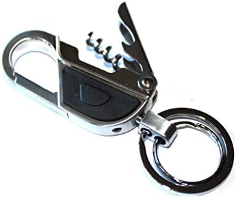 Mehr Classic Attachable Key Chain - Simple, Elegant, Durable Multi-ring Key Holder - Smart Keychain (Silver X Series - Model 1)