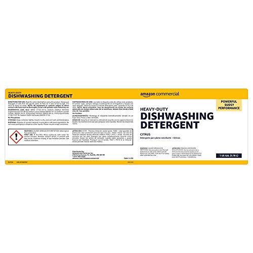 4 AmazonCommercial+Heavy+Duty+Dishwashing+Detergent+1+Gallon