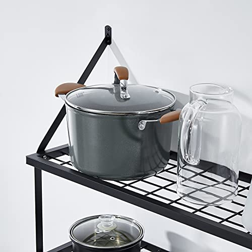 KES 30Inch Kitchen Pot Rack Mounted Hanging Rack for Kitchen Storage