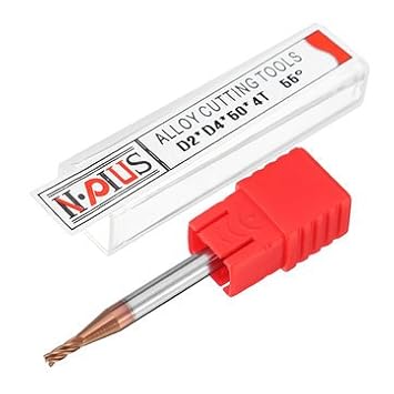 Generic 2Mm 4 Flutes Tungsten Carbide End Mill Cutter Hrc55 Altin Coating End Mill Cutter Cnc Tool