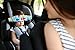 HULISEN 2Pcs Baby Carseat Head Support, Carseat Straps Pillow Support Band, Slumber Sling, Car Seat Sleep Positioner for Toddler Infants (Blue)