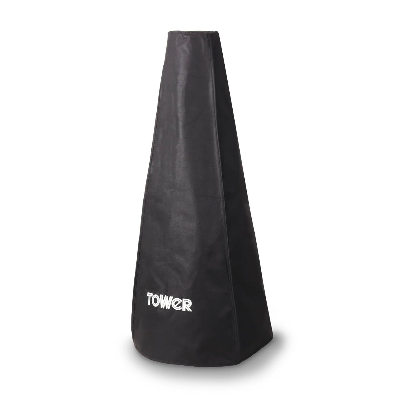 Tower Chiminea Cover, Heavy-Duty Waterproof & Windproof Outdoor Wood Burner Cover, UV Resistant, Black (H117.5 x W54 x D54cm)