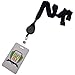 Specialist ID Comfort Black Breakaway Lanyard & Retractable Badge Reel Combo - Stretchy Neck Strap with Retracting Reel Cord for Office Badges, Keys and Access Cards